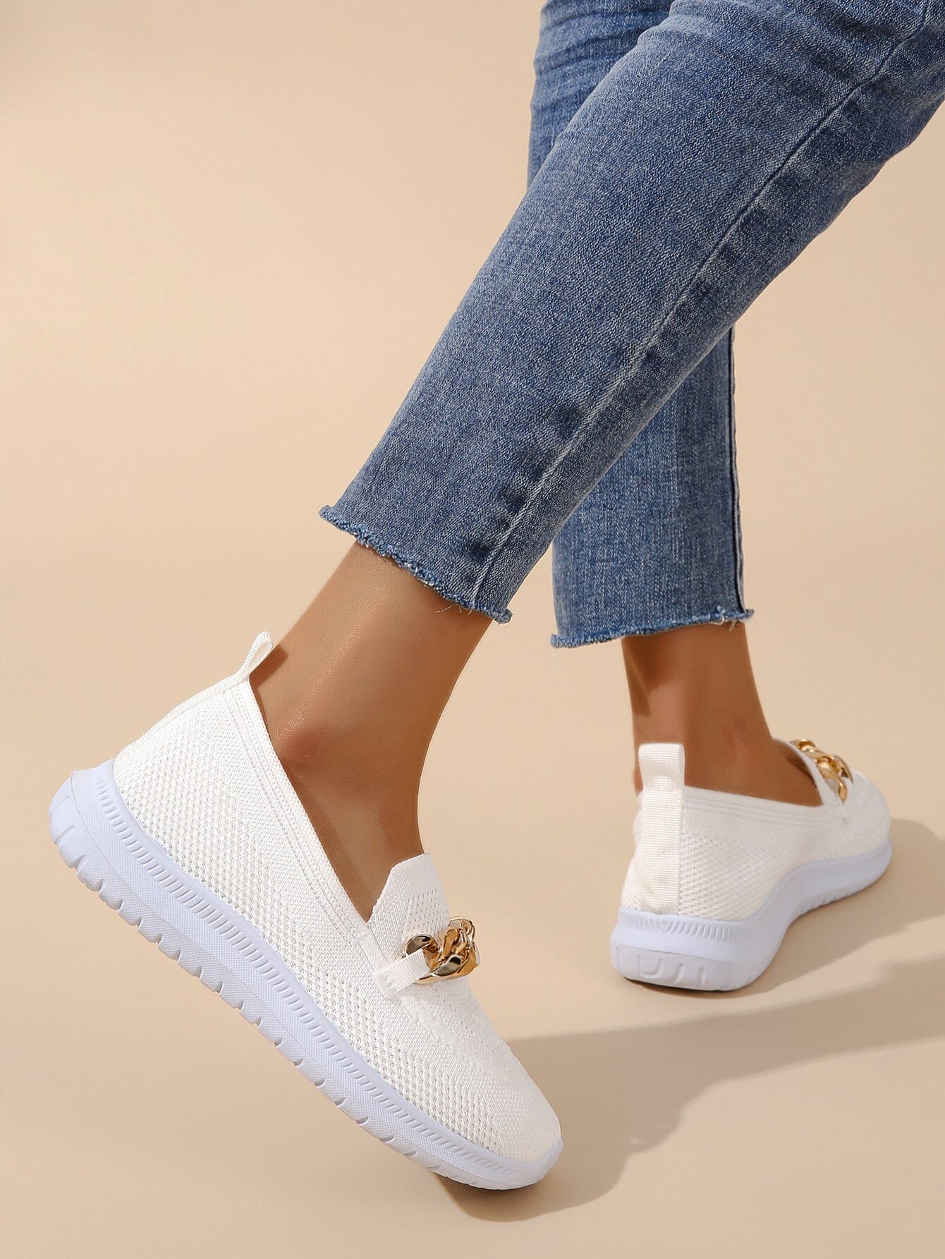 Valenzora - Casual Slip-On Sneakers for Women | Sneakers made of breathable, flexible knit material