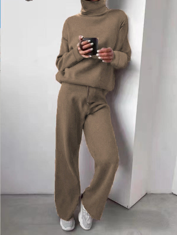 Valenzora - Turtleneck Long Sleeve Knit Set
