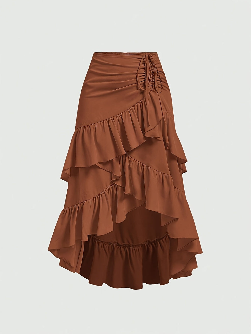 Valenzora | Asymmetrical skirt with ruffled hem