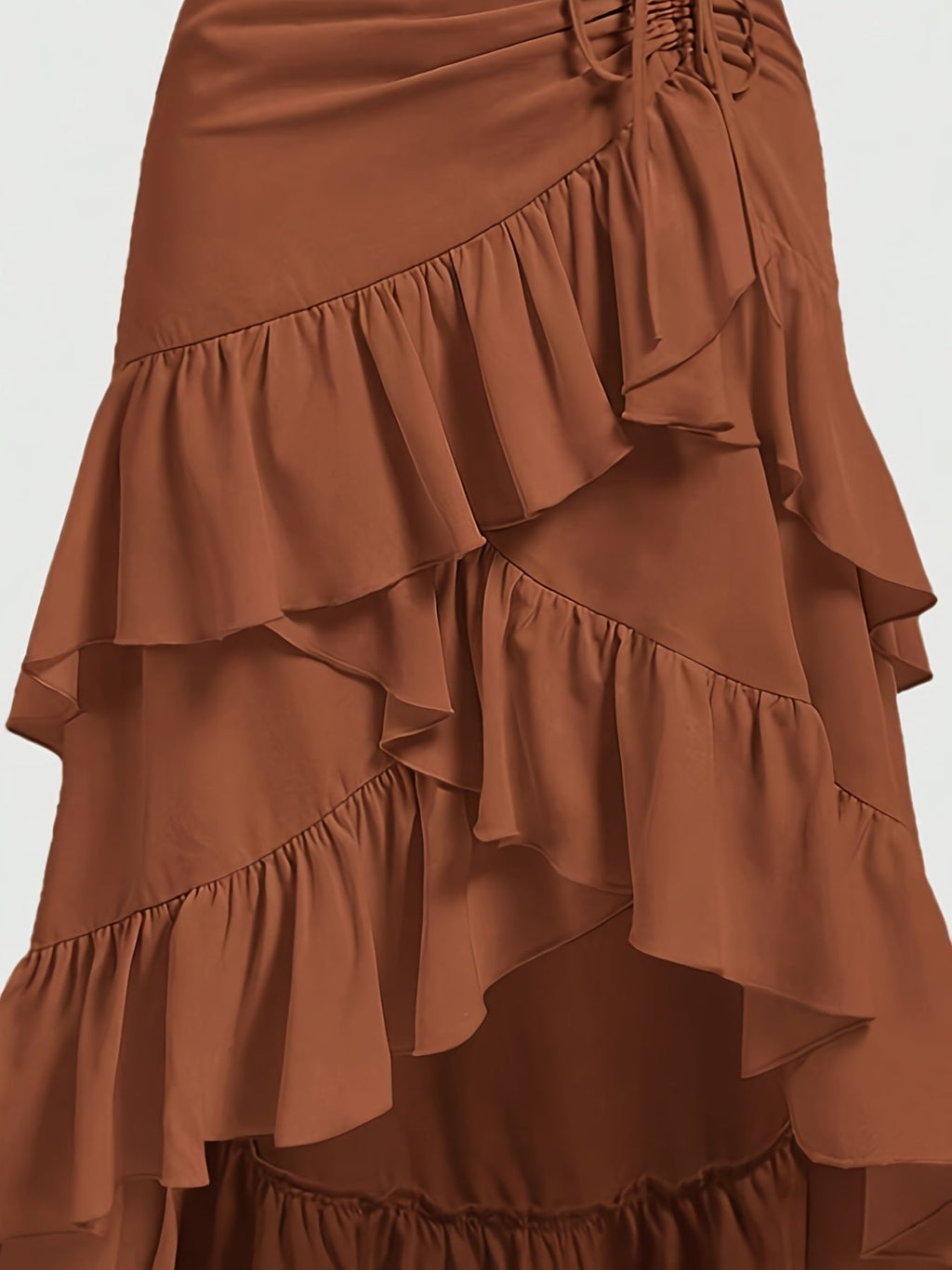 Valenzora | Asymmetrical skirt with ruffled hem