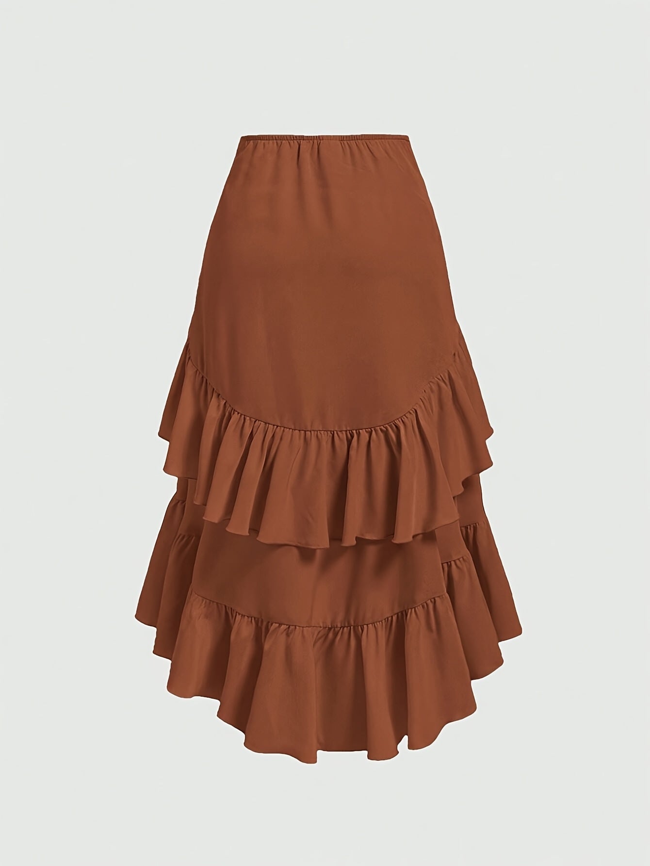 Valenzora | Asymmetrical skirt with ruffled hem
