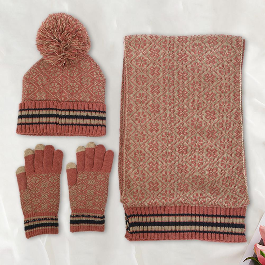 Valenzora | Casual Autumn/Winter 4-Piece Warm Knit Set for Women