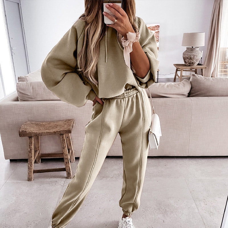 Valenzora | Bequemer 2-teiliger Luxus-Jogginganzug für Damen