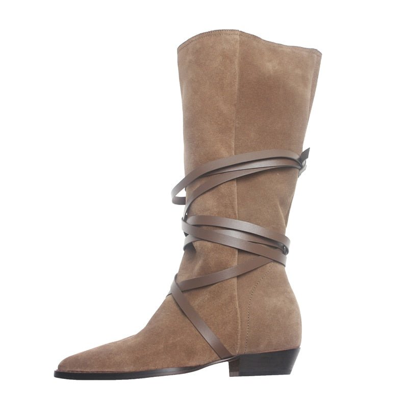 Valenzora | Comfortable suede boots for women