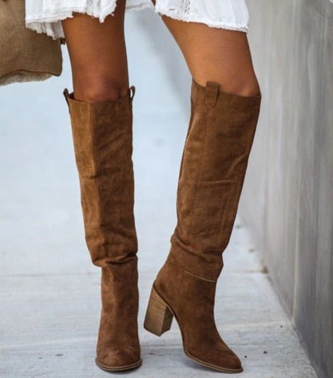 Valenzora | Comfortable suede boots for women