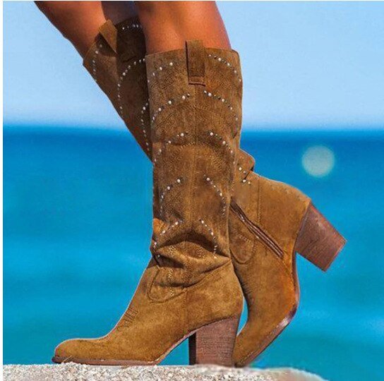 Valenzora | Comfortable suede boots for women