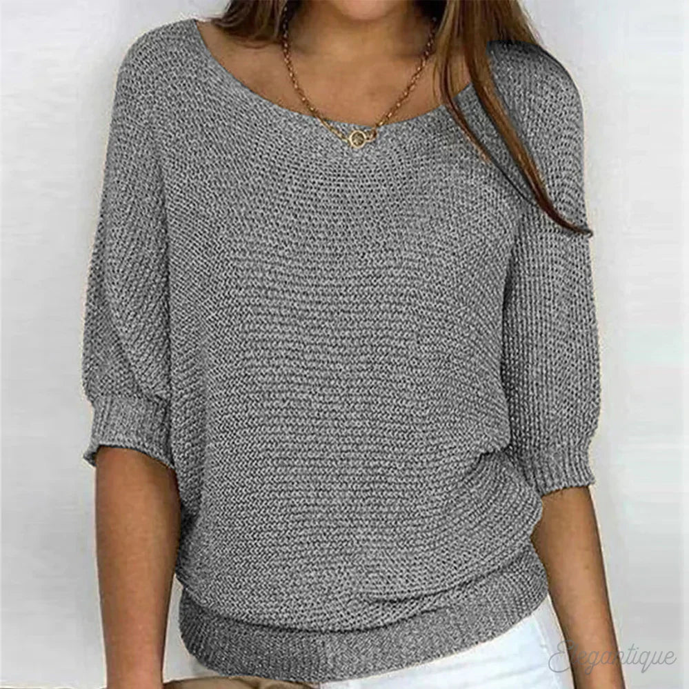 Valenzora | Lässiger Strickpullover für Damen – bequem und stilvoll
