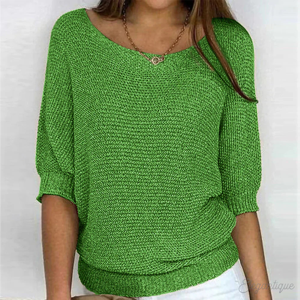 Valenzora | Lässiger Strickpullover für Damen – bequem und stilvoll