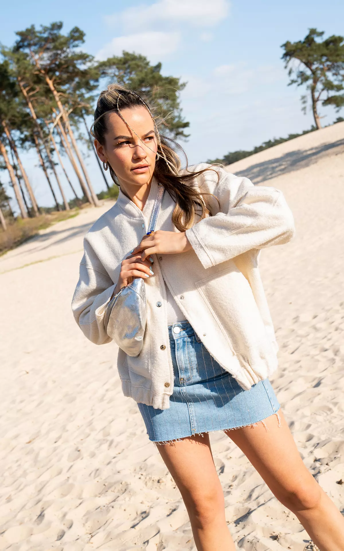 Valenzora | Oversized luxury bomber jacket for women, best-selling autumn jacket 2023