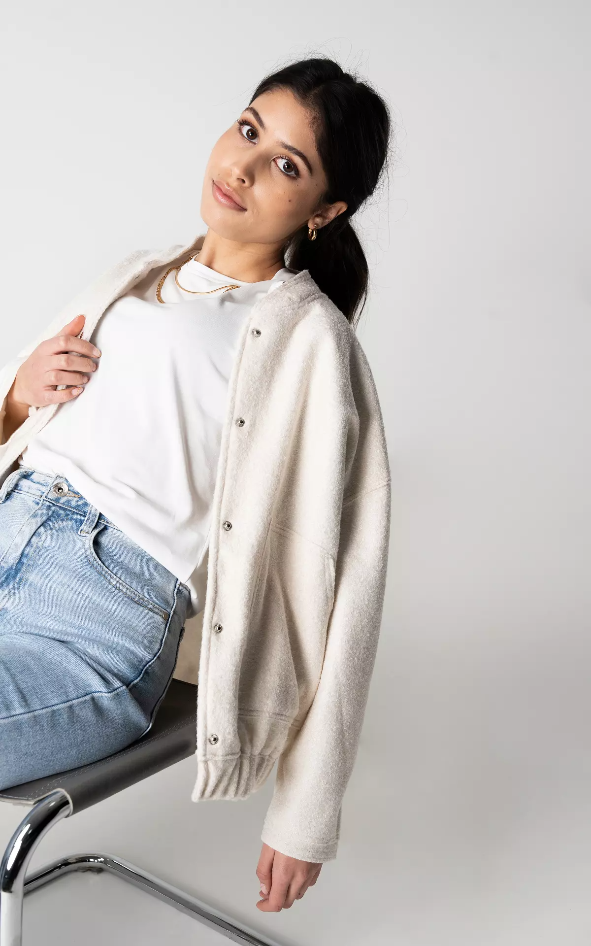 Valenzora | Oversized luxury bomber jacket for women, best-selling autumn jacket 2023