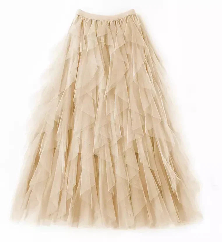 Valenzora | Elastic A-line skirt