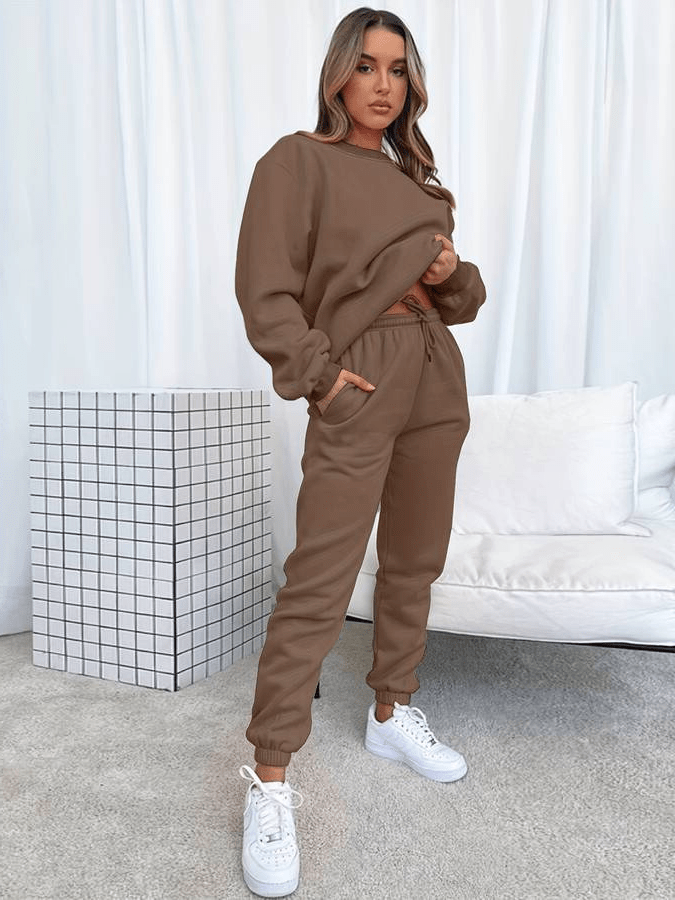 Valenzora | Jogging Set Comfortable Plus Size Women's Casual Chi
