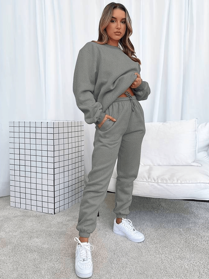 Valenzora | Jogging Set Comfortable Plus Size Women's Casual Chi