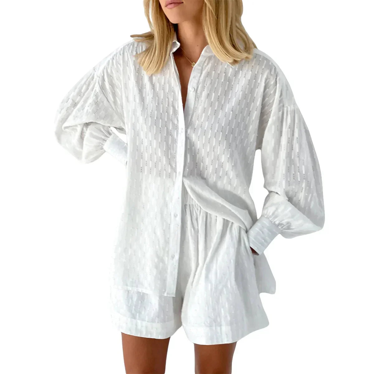 Valenzora | Boho-Sommer-Set Bluse Höschen