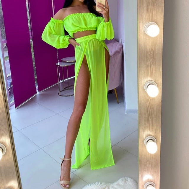 Valenzora | Check out this skirt set