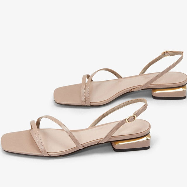 Valenzora | Mrs. Wonderful Gold High Heel Sandal
