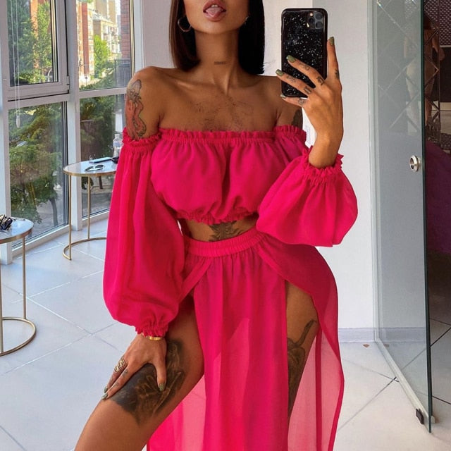 Valenzora | Check out this skirt set