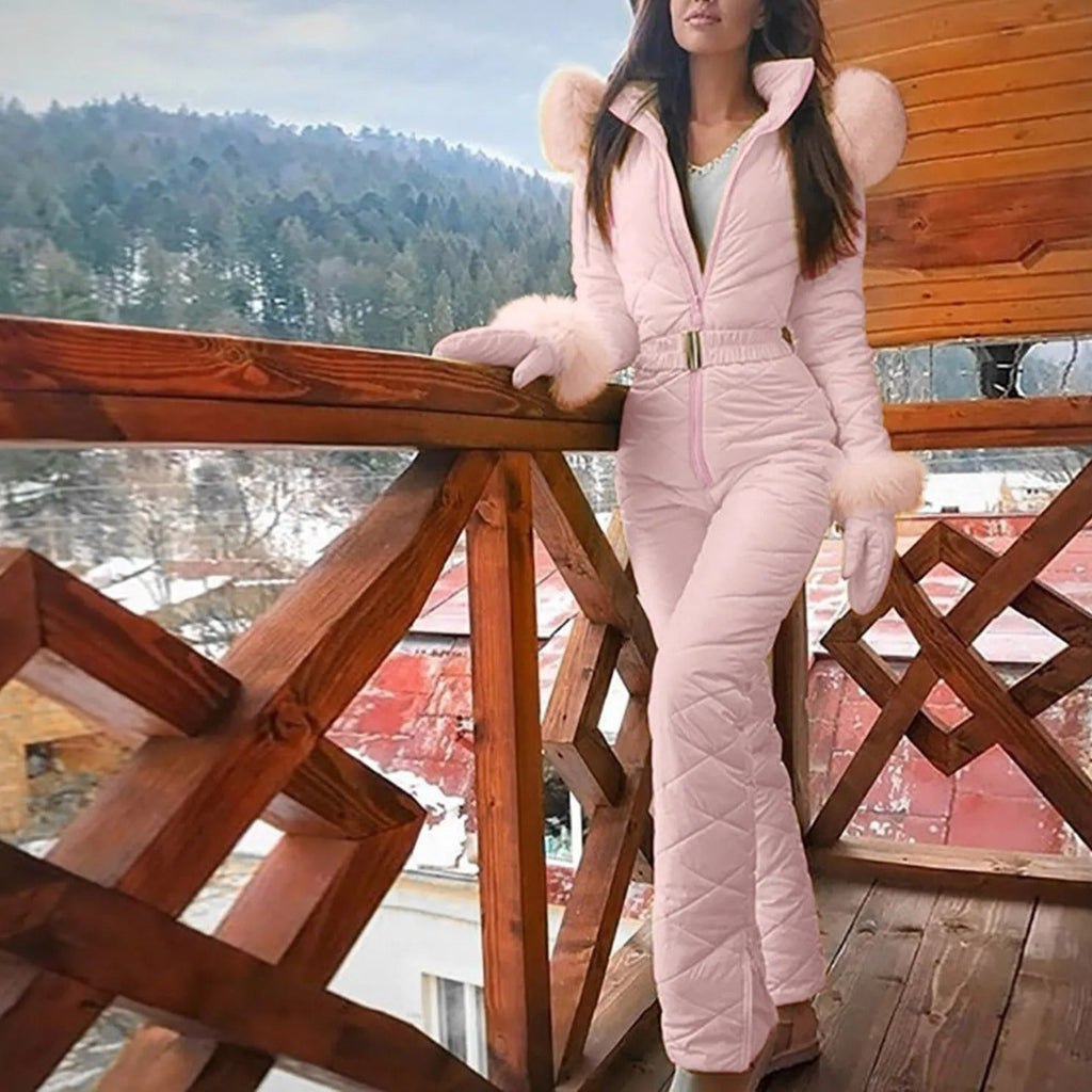Valenzora | Stylish Winter Casual Snowboard Ski Suit with Zipper for Women