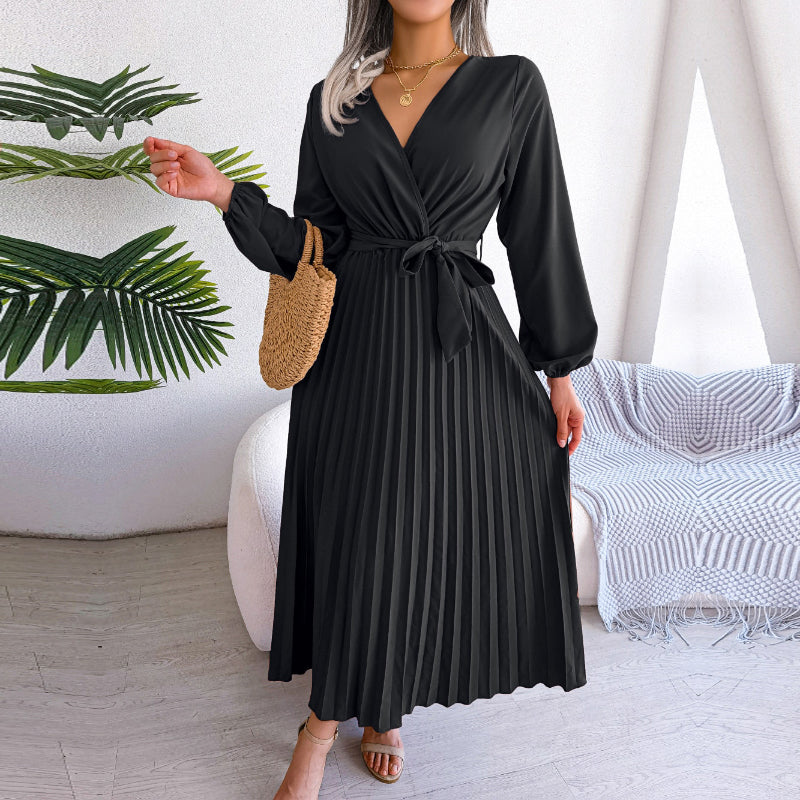 Valenzora | Casual pleated skirt dress
