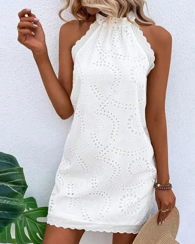 Valenzora | ärmelloses Spitzenkleid