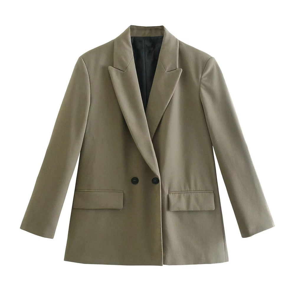 Valenzora | Bequemer, trendiger Longblazer für den Herbst