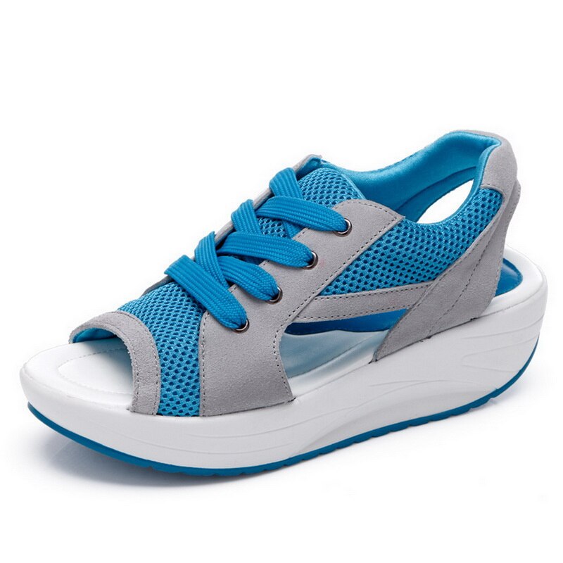 Gina™ - Sandals with contrasting lace-up neckline Last Day Discount]