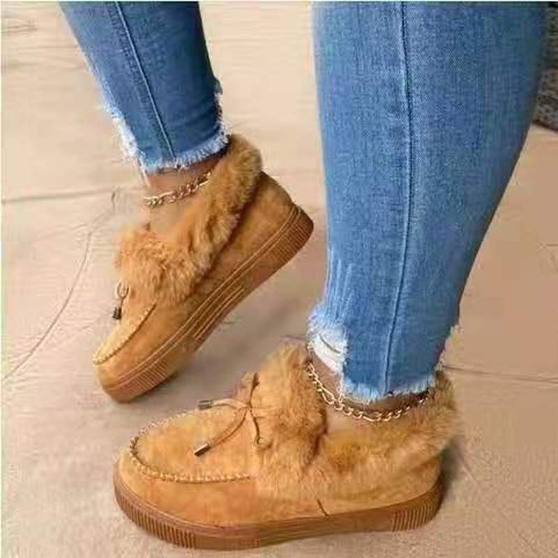 Valenzora | Warm slippers with fur for winter
