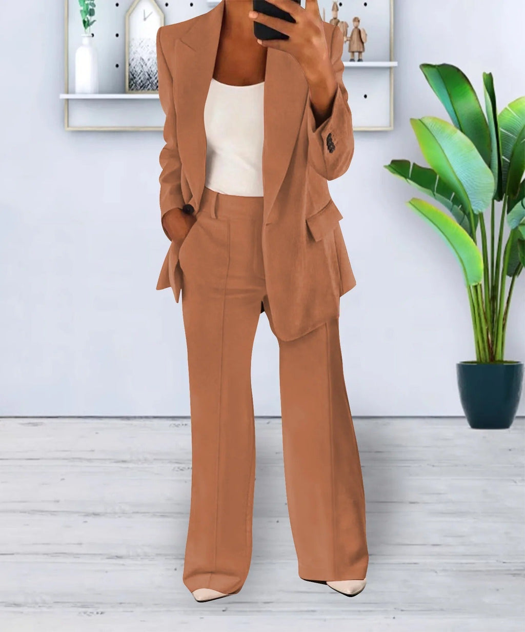 Valenzora - Blazer und Hose - Klassisch - Vielseitiges Design, hochfunktioneller Stoff - Ideal für Business, für Damen