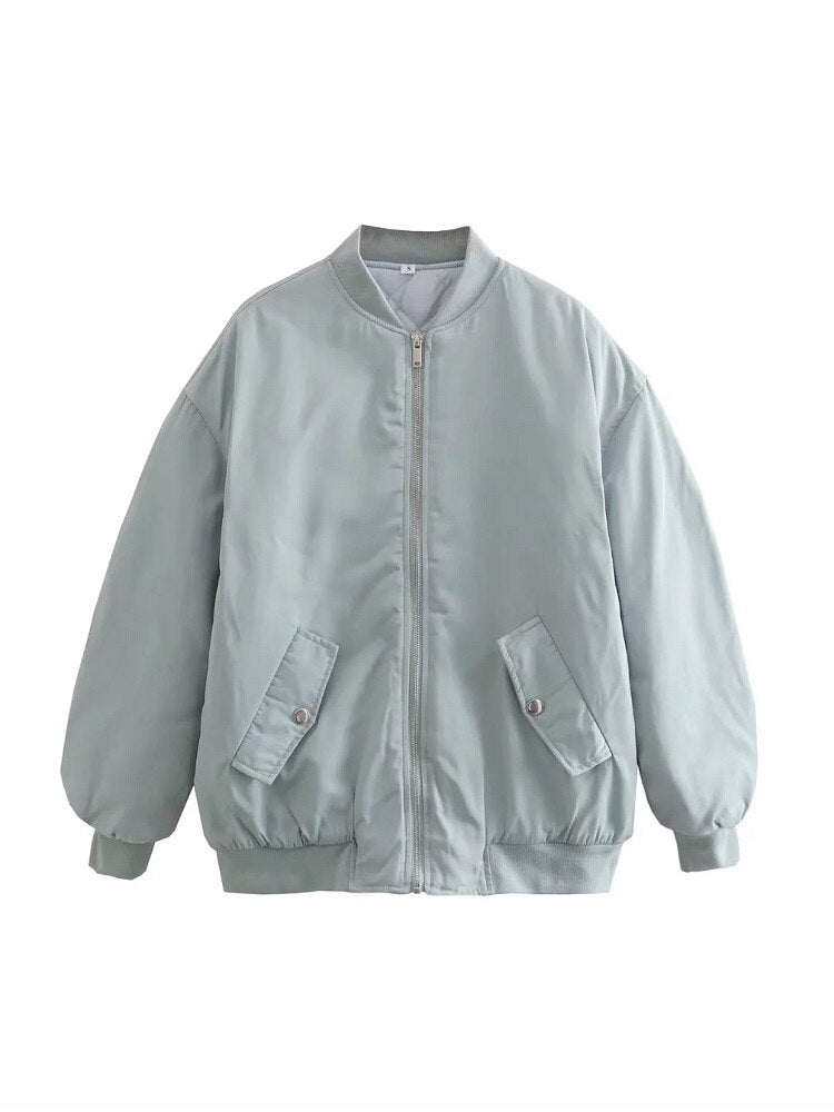 Valenzora | Oversized bomber jacket for women