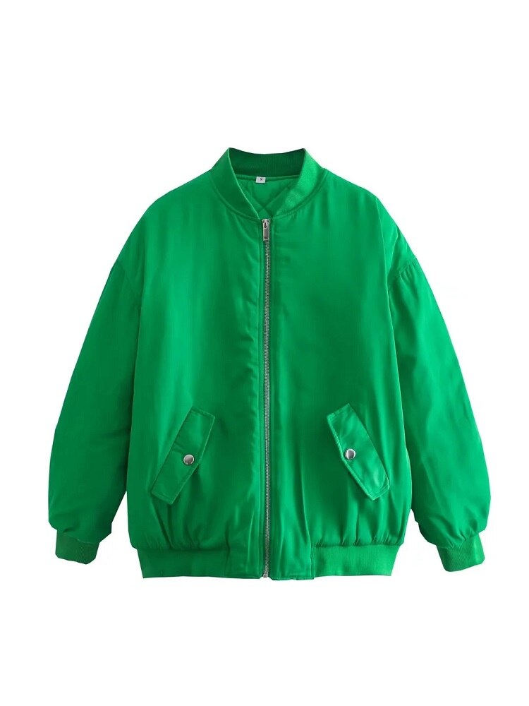Valenzora | Oversized bomber jacket for women