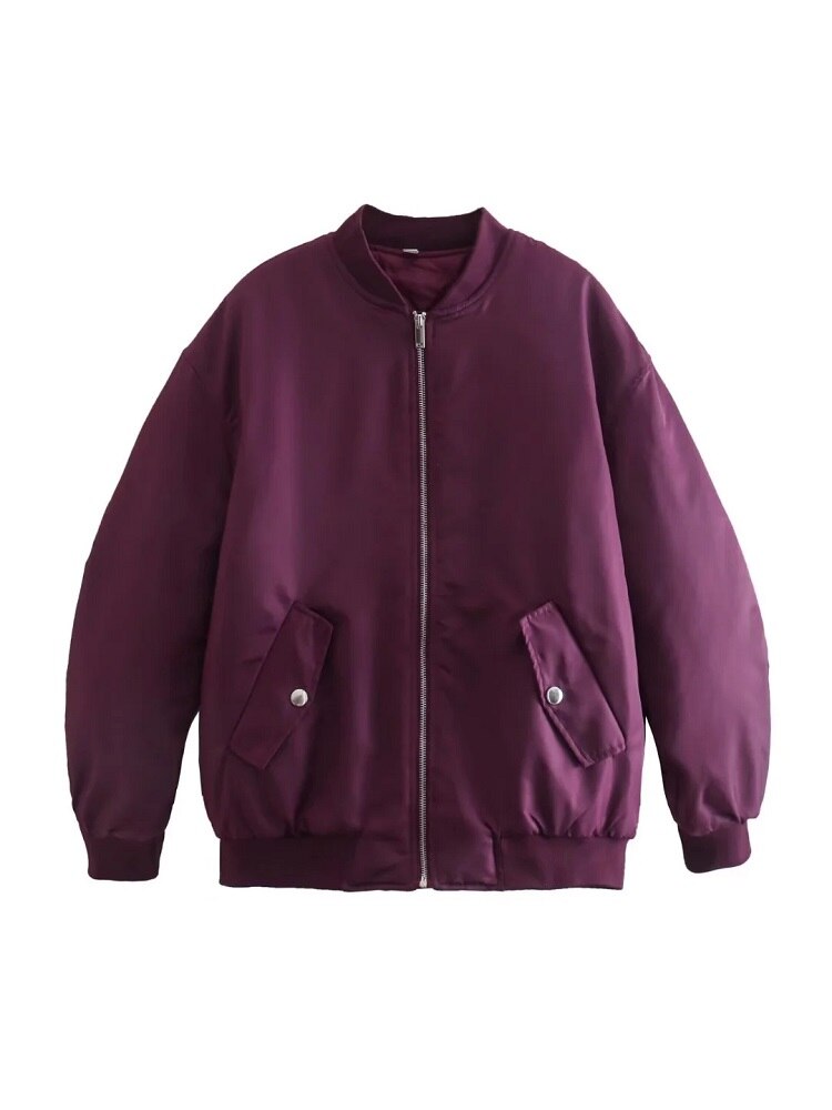 Valenzora - Oversized bomber jacket for women