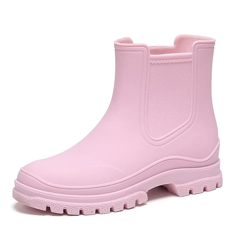 Valenzora | Luxurious Mid-Height Waterproof Rain Boots for Women