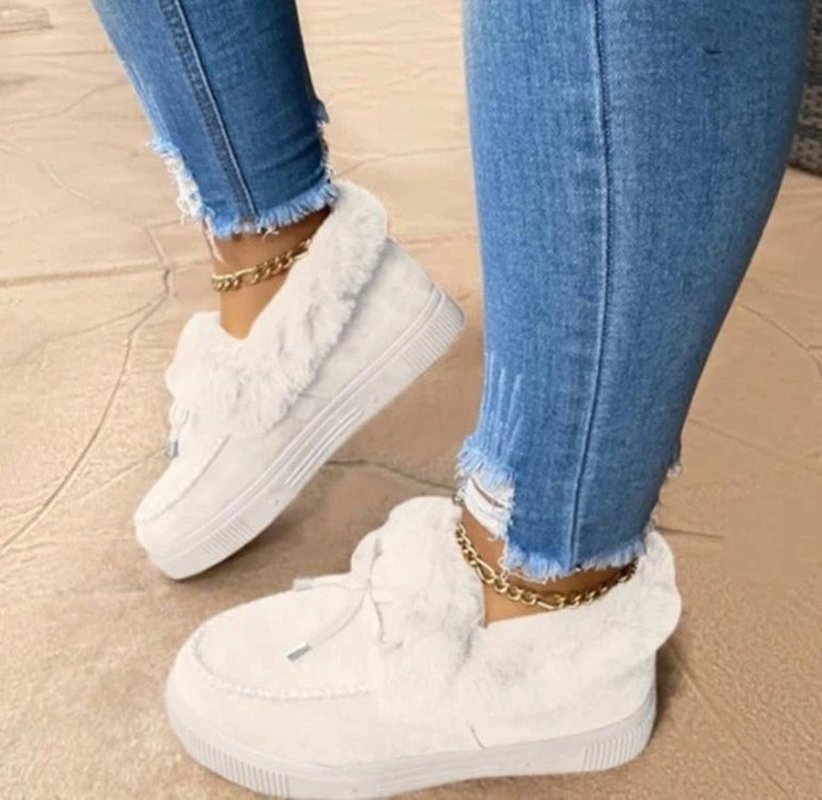 Valenzora | Warm slippers with fur for winter