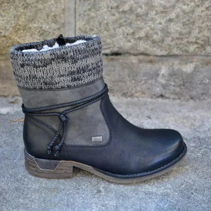 Valenzora – Leather autumn ankle boots