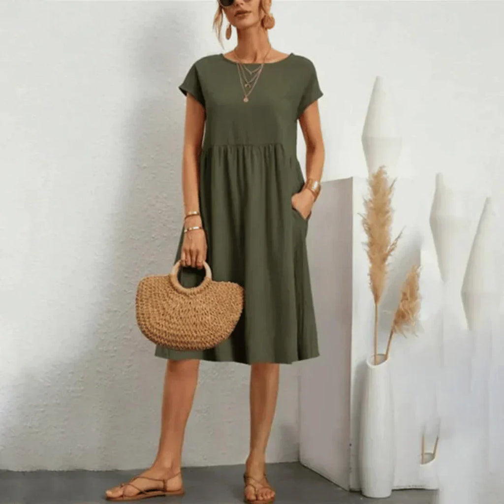Summer dress made of cotton