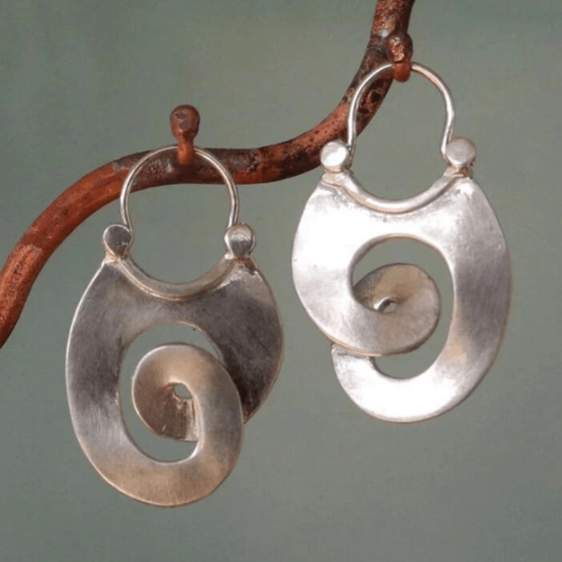 Valenzora | Spiral-Ohrringe aus Sterlingsilber