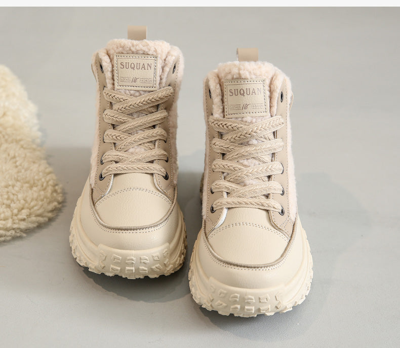 Valenzora – Waterproof plush ankle boots