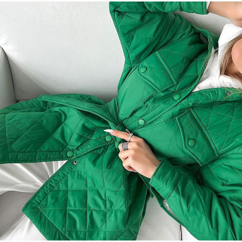 Valenzora | Women's Padded Trench Coat for the 2023 Season
