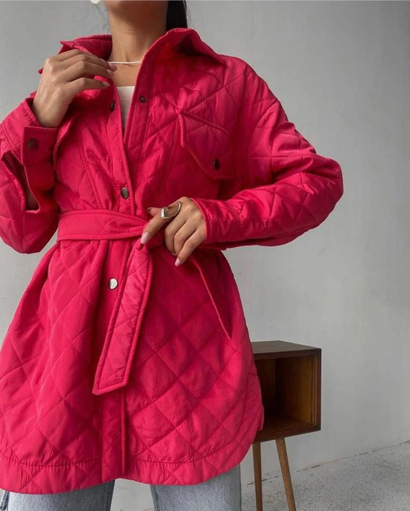 Valenzora | Women's Padded Trench Coat for the 2023 Season