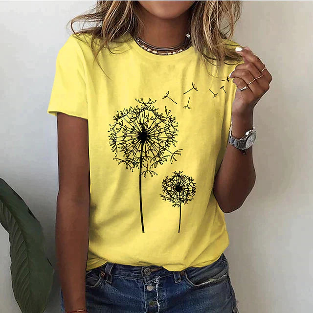Valenzora | Elegantes Löwenzahn-Shirt