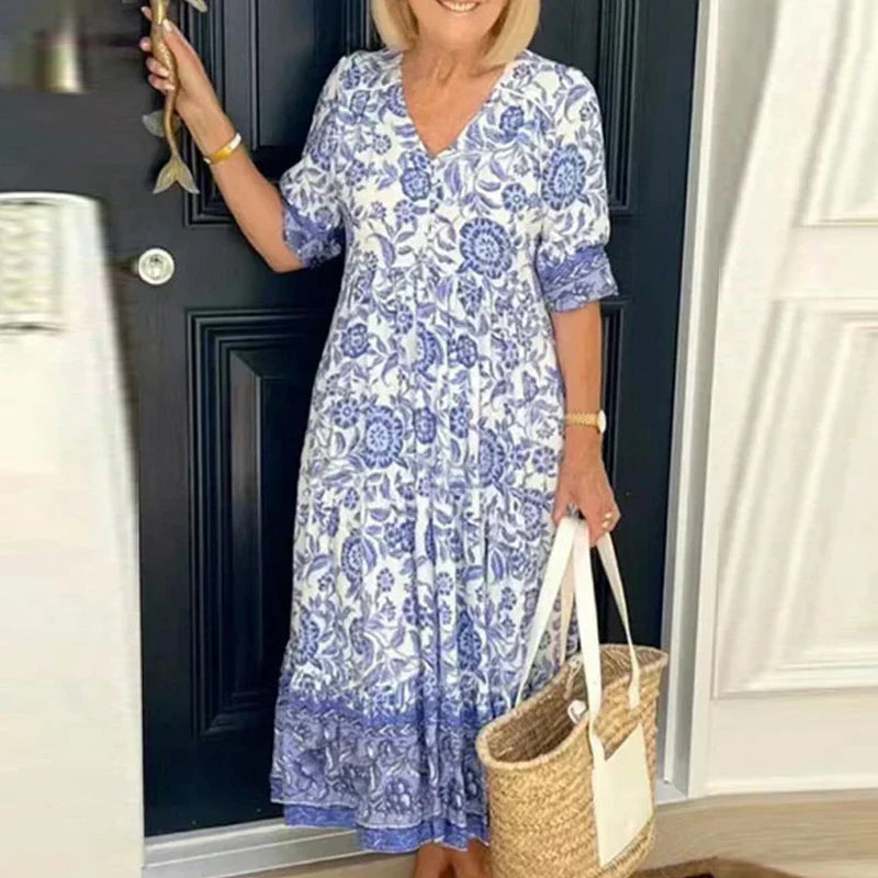 V-neck dress for women