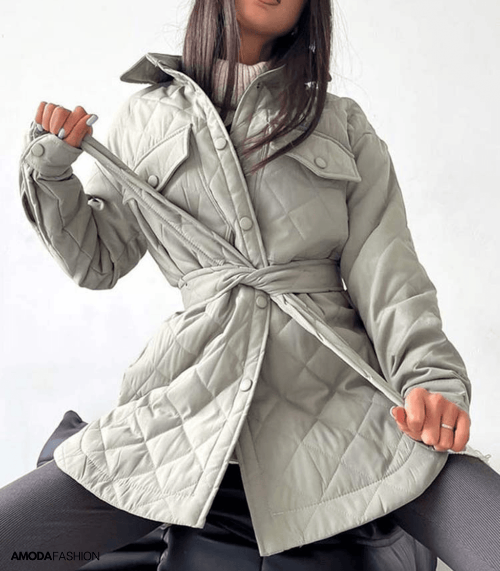 Gefütterte, locker sitzende Jacke in Übergrößen