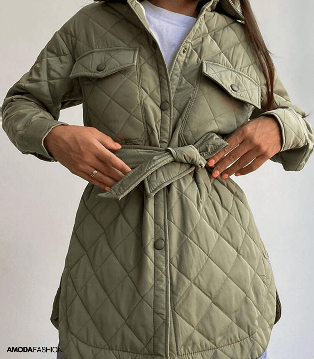Gefütterte, locker sitzende Jacke in Übergrößen