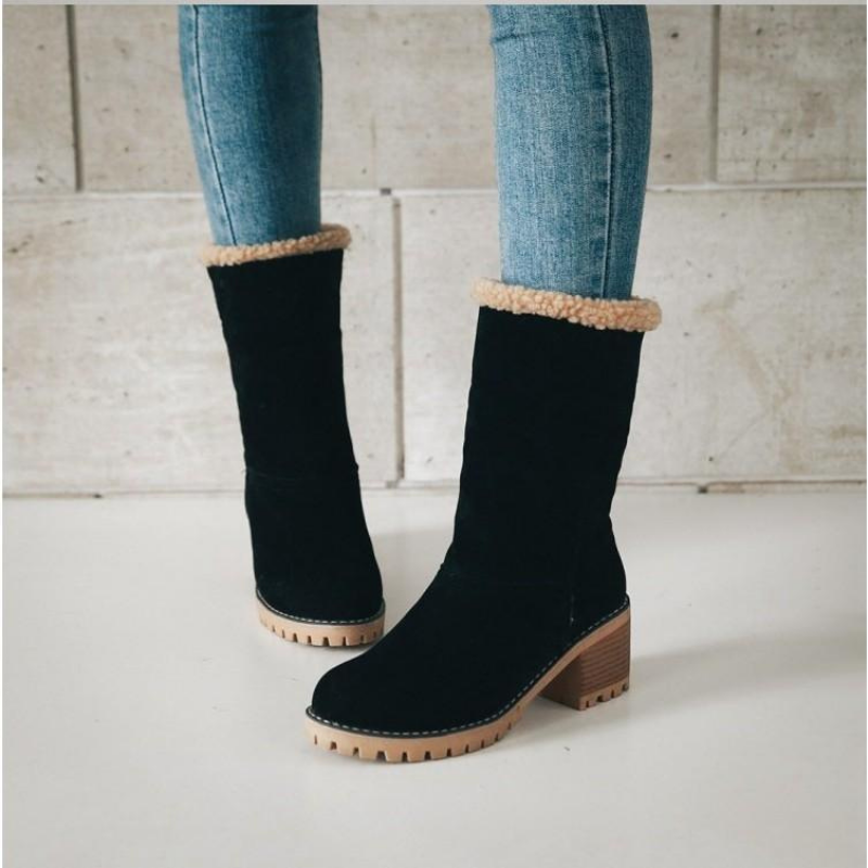 Valenzora | Elegant winter boots with heels for women
