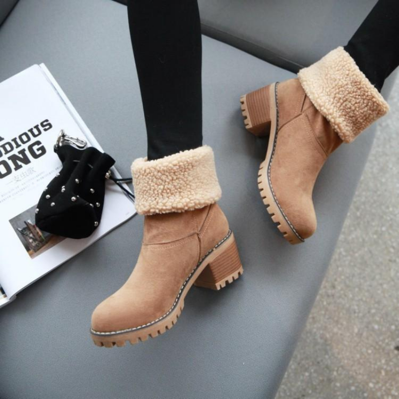 Valenzora | Elegant winter boots with heels for women