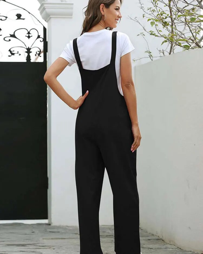 Valenzora | White Women's Casual Dungarees