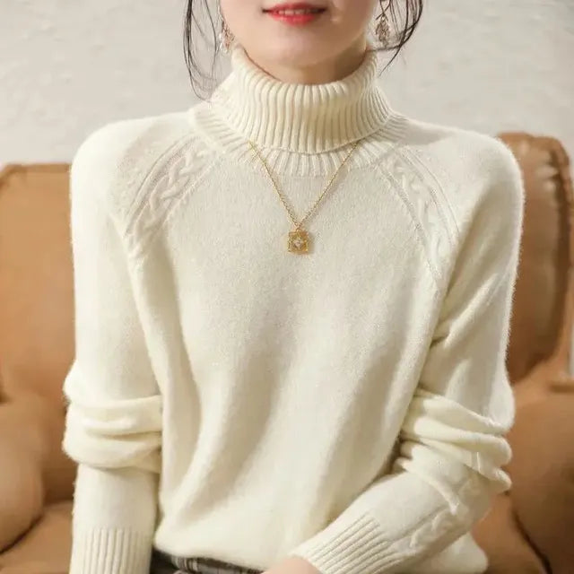 Valenzora – Elegant roll-neck sweater for women