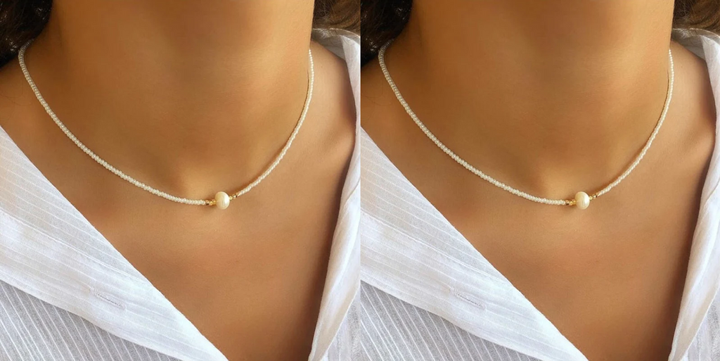 Valenzora | Necklace with Natural Pearls