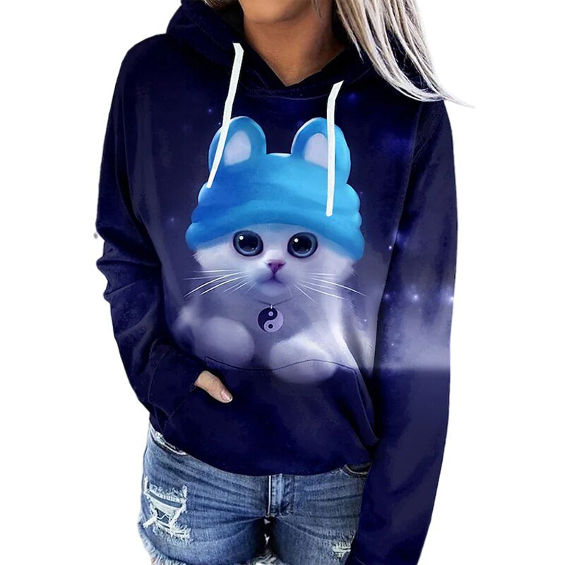 Valenzora Digital Print Casual Sweater