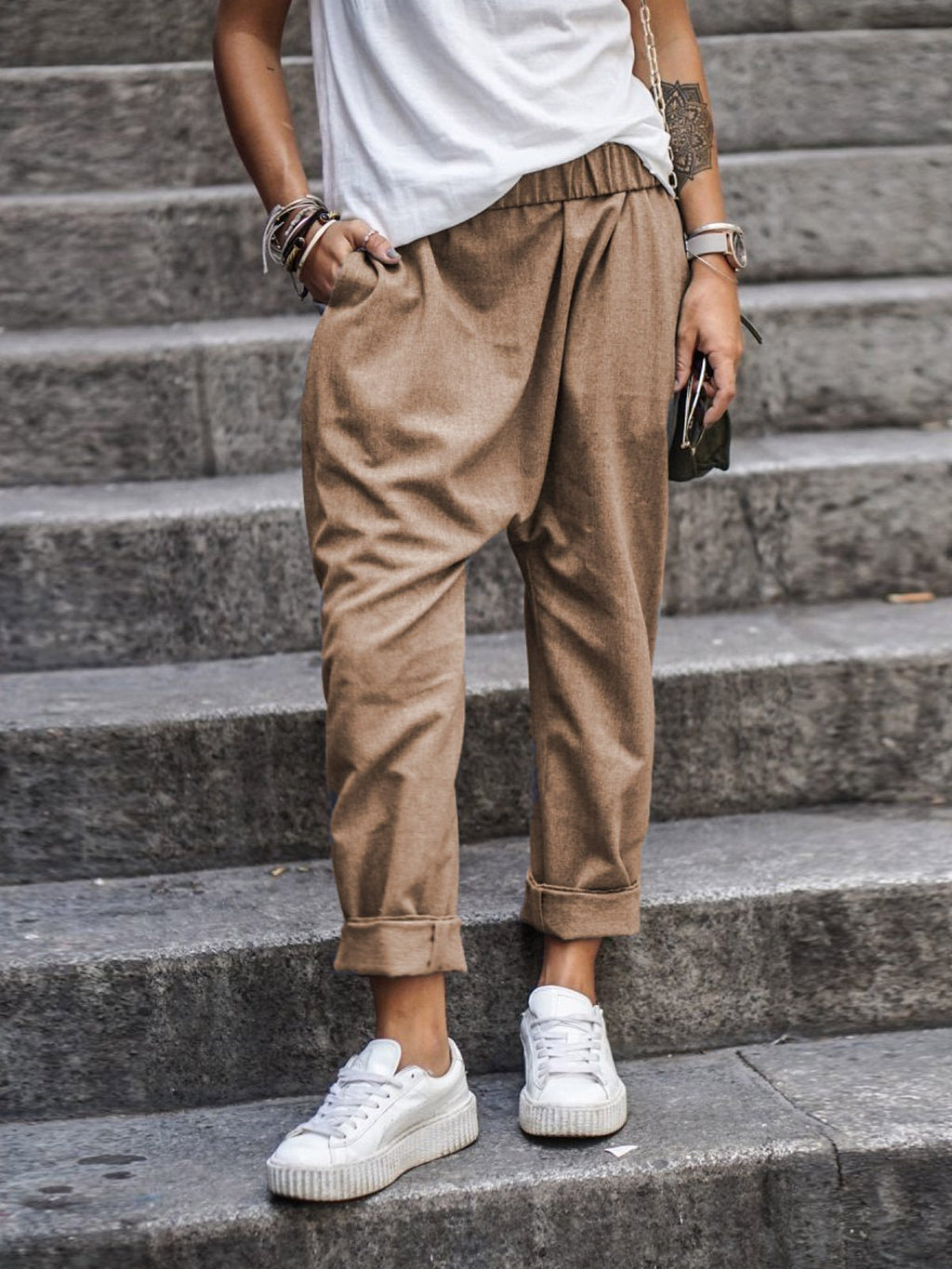 Valenzora | Lässiger Leinenhosen-Look